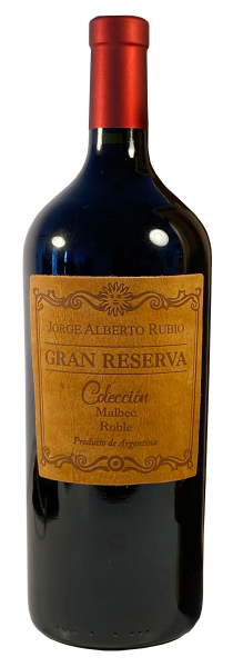 Foto der Weinflasche JORGE RUBIO GRAN RESERVA - Malbec - MAGNUM