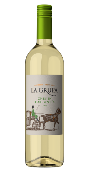 Foto der Weinflasche LA GRUPA - weiß- Chenin/Torrontés Ed. Las Leñas --1,125l
