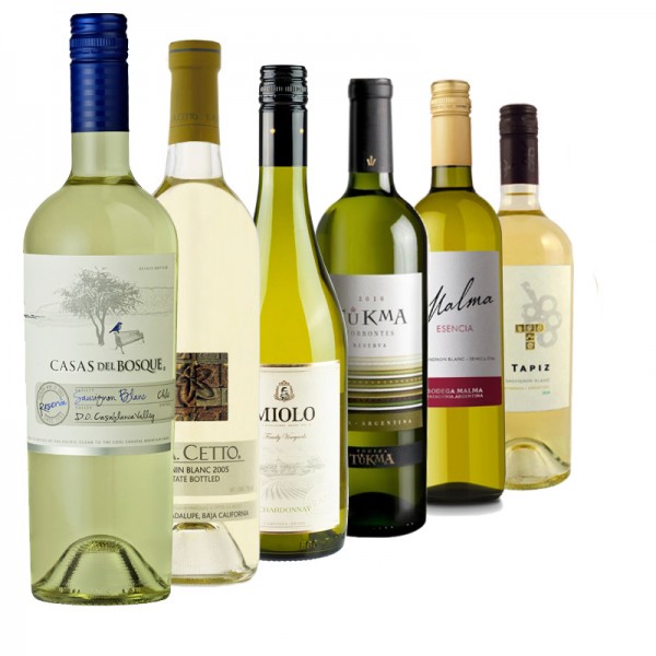 Probierpaket „Weißwein Best-Seller quer durch Südamerika“