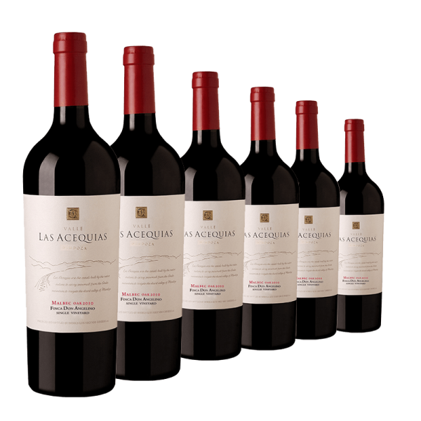 6 Flaschen Valle las Acequias Single Vineyard-OAK- MALBEC