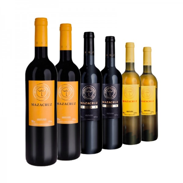 6 Flaschen Mazacruz (2x Tinto, 2x Cima Tinto, 2x Blanco)