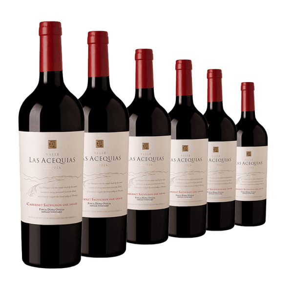 6 Flaschen Valle las Acequias Single Vineyard-OAK- Cabernet Sauvignon