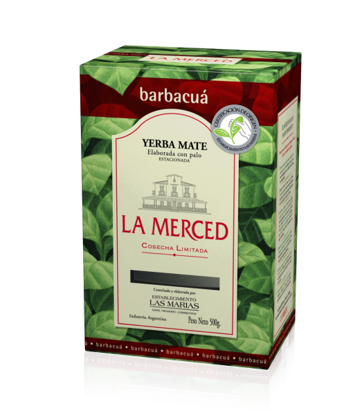 LA MERCED de BARBACUA Yerba- Mate/ Mate Tee mit Stängel